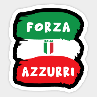 Italy soccer jersey italy football forza azzurri forza italia Sticker